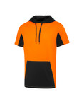 Hi Vis Evapor8 Hoodie- Short Sleeve (alternate view)